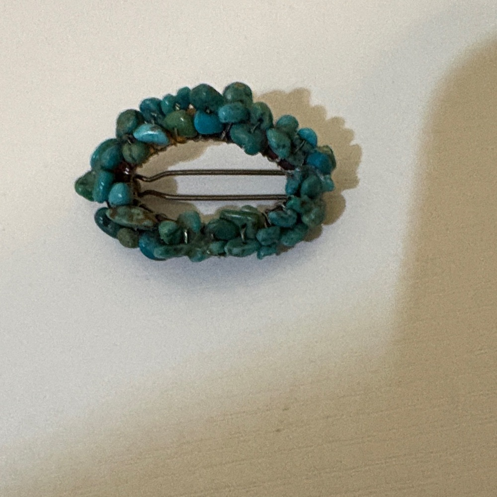 Turquoise Stone Hair Clip